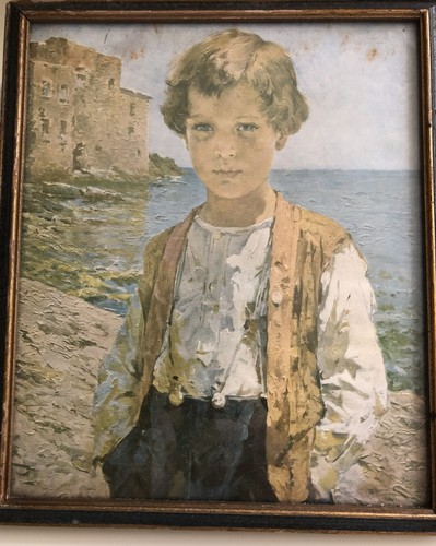 Vintage print sea - vintage,