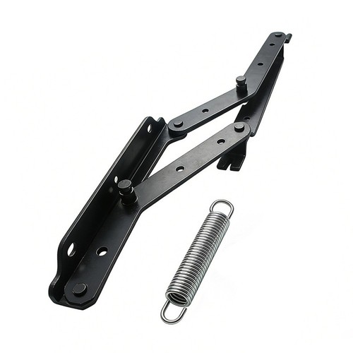Black steel folding - black, bed