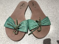Ladies Summer Mules Size 4 Very Good Con Worn Couple Times