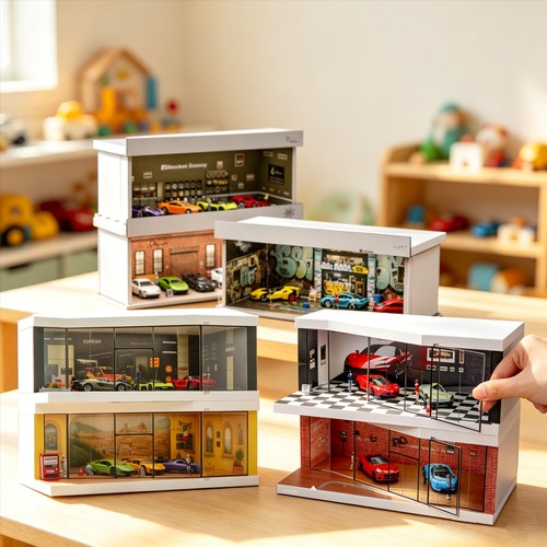 Garage diorama model - 1/64,