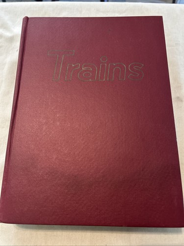 Trains magazine bound volume - trains,