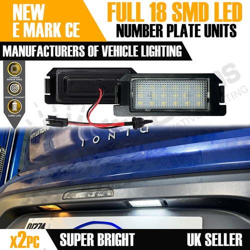 Led number plate - 2x, light