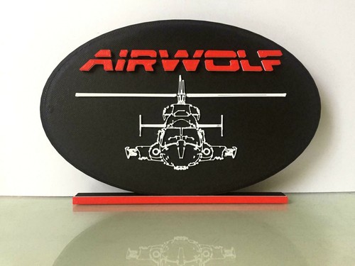 Airwolf retro display - retro,
