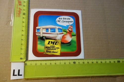Old sticker camping caravan - old,