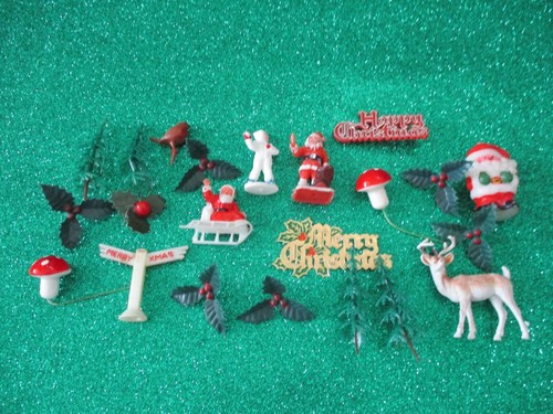 Vintage christmas cake - christmas,