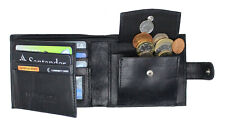 Man Wallet 100% Leather RFID SAFE Contactless Card Blocking ID Protection 895