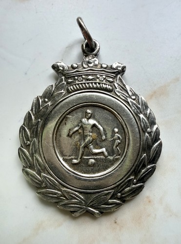 Vintage football medal - football, pendant