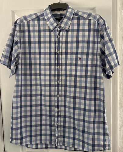 Gant shirt mens size blue - mens,