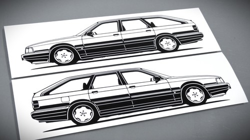 Audi 200 avant sticker - 200,