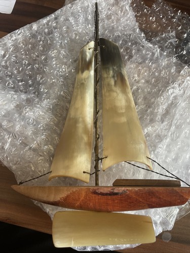 Handmade sailboat model - handmade,