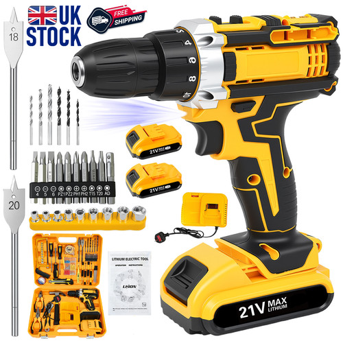 Cordless hammer drill set - cordless,