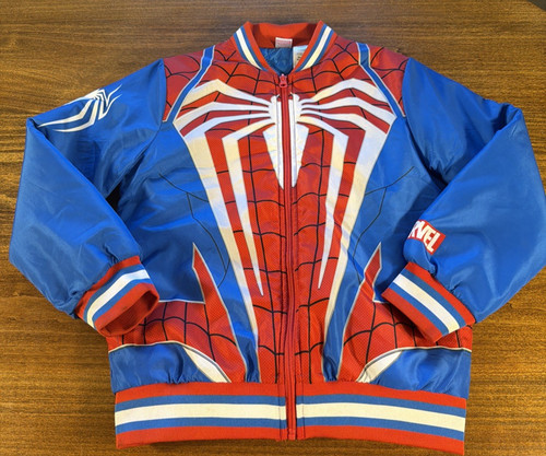 Marvel spiderman puffer jacket - spiderman,