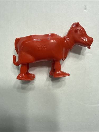 Vintage 1950s red hard - hard, plastic