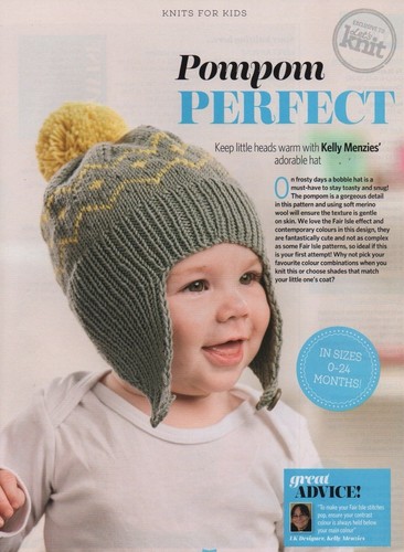 Pompom baby hat critter hair - &,