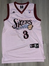 Adidas NBA Allen iverson 3 Philadelphia 76ers jersey size large