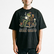 Self Care Frog Armchair Coffee