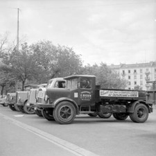 Lorry drivers from Geneva on