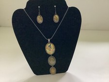 Vintagef necklace earring - &,