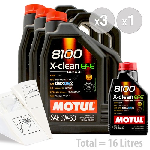 Car engine oil service kit - oil,