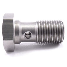3/8x24 UNF AN-3 JIC STAINLESS STEEL BANJO BOLT 20mm Long Brake Hose Fitting Eye