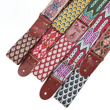 Woven Guitar Strap Cowhide