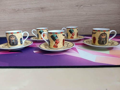 Egypt set 5 demitasse - fm,