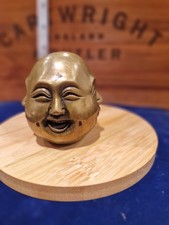 OLD SIGNED BRONZE/brass Carved