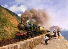 STEAM TRAIN DAWLISH DEVON KING