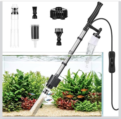 Aqqa fish tank - tank, cleaner