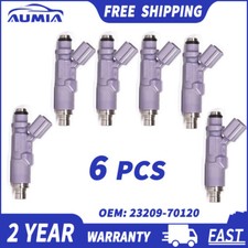 6PCS FUEL INJECTOR 23209-70120 FOR Toyota LEXUS IS200 2.0 PETROL 1999-2005 New