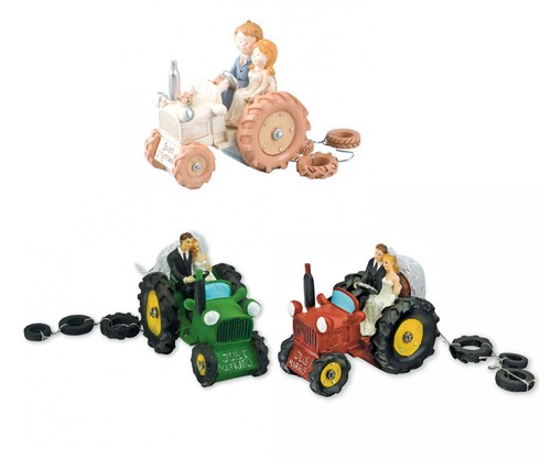 Tractor wedding cake - tractor,