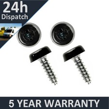 2x Number Plate Screws Self