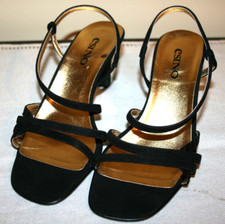 ESINO BLACK / GOLD STRAPPY