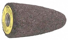 PLESIU Norton 1-3/4" Grinding Cone, 3" Thickness, Aluminum Oxide, 24 Grit,... 