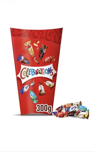 Celebrations milk chocolate - milk,