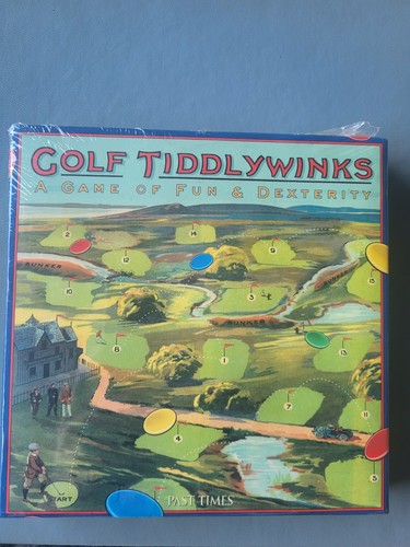 Golf tiddlywinks game of - tiddlywinks, ~