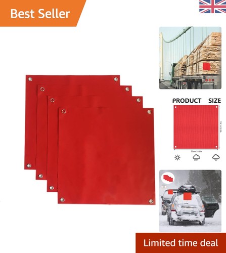 Pcs red warning flags - 4,