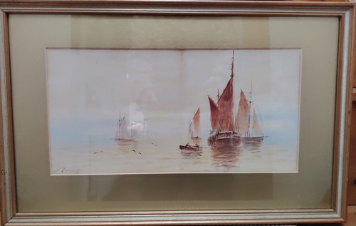 Victorian watercolour painting - watercolour,