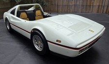 Barbie Car Ferrari 328 GTS White Mattel 1986 Convertible - No Windscreen Vintage