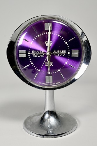Vintage westclox silver - westclox,