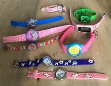 9 Vintage Children’s Watches Disney, Marvel, Minecraft, My Little Pony Etc