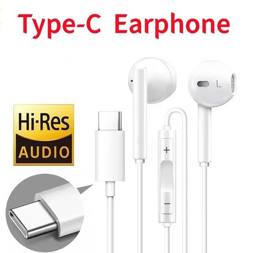 Usb wired earphones - usb-c,