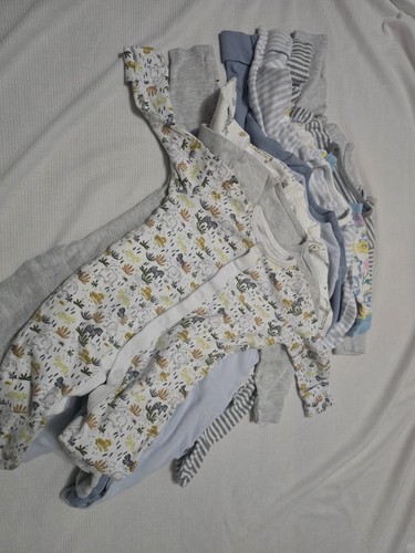 Baby boy sleepsuits bundle 6 - boy,
