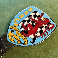 BARC Enamel car  Badge -