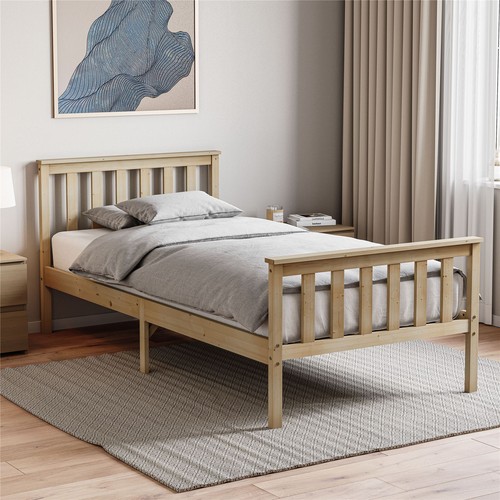 Wood bed milan - wood,