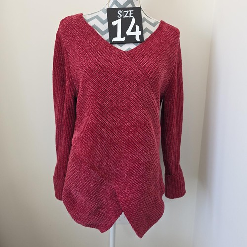 Size burgundy chenille - tu,