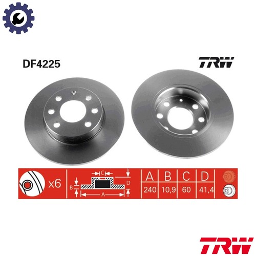 Brake disc df4225 for - df4225,