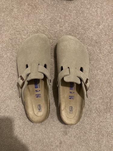 Birkenstock taupe clog - birkenstock,