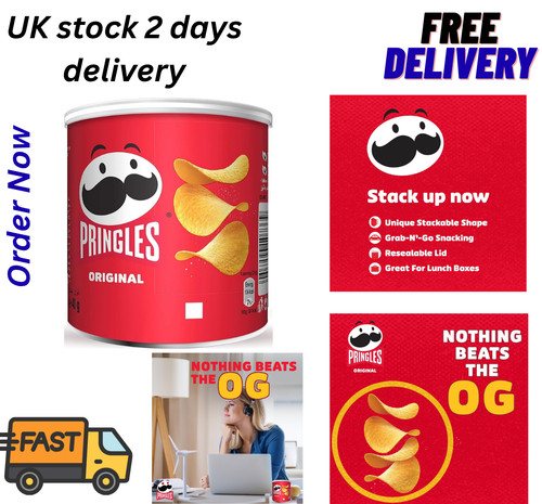 Pringles original crisps - crisps, can