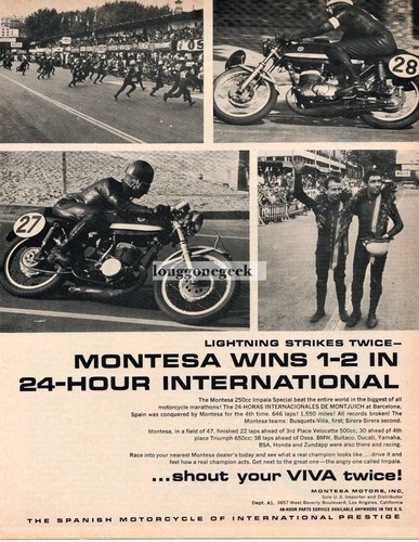 1967 montesa 250cc impala - 1967,